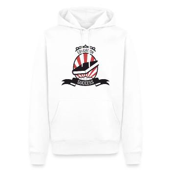 Étudiant Formation Savoir Cadeau cool - Sweat à capuche Premium bio Homme - blanc - Devant - Nico (187cm)