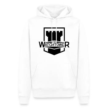 Zeugen Jehova Wachturm Zeitschrift Religion - Männer Premium Bio Hoodie - Weiß - Vorne - Nico (187cm)
