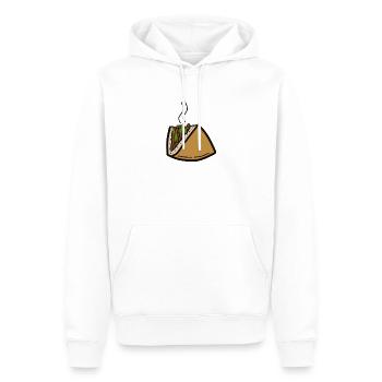 PAIN DÖNER - Sweat à capuche Premium bio Homme - blanc - Devant - Nico (187cm)