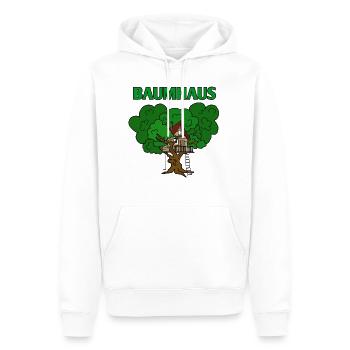 Baumhaus Haus im Baum - Männer Premium Bio Hoodie - Weiß - Vorne - Nico (187cm)