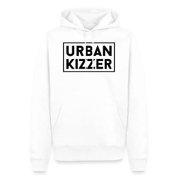 Urban Kizzer - Men’s Premium Organic Hoodie - white - Front - Nico (187cm)
