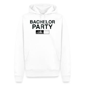 Junggesellenabschied am - Männer Premium Bio Hoodie - Weiß - Vorne - Nico (187cm)