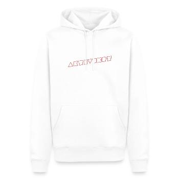 ich wurde aktiviert - Männer Premium Bio Hoodie - Weiß - Vorne - Nico (187cm)
