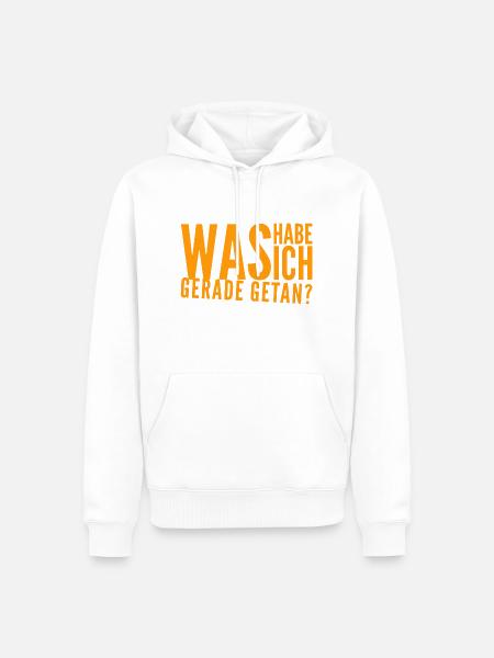 ich kann es nicht fassen - Männer Premium Bio Hoodie - Weiß