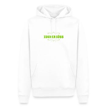 süß wie Zucker - Männer Premium Bio Hoodie - Weiß - Vorne - Nico (187cm)