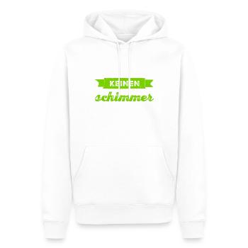 ich bin planlos - Männer Premium Bio Hoodie - Weiß - Vorne - Nico (187cm)
