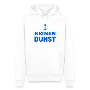 keinen Dunst - Männer Premium Bio Hoodie - Weiß - Vorne - Nico (187cm)