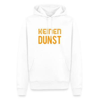 ich bin planlos - Männer Premium Bio Hoodie - Weiß - Vorne - Nico (187cm)