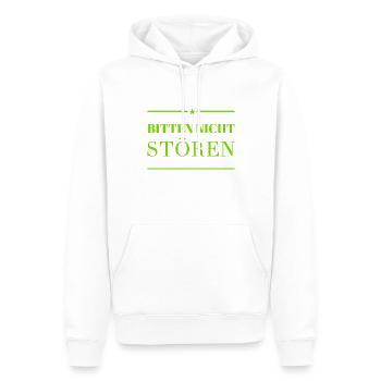 störungsfreie Zone - Männer Premium Bio Hoodie - Weiß - Vorne - Nico (187cm)