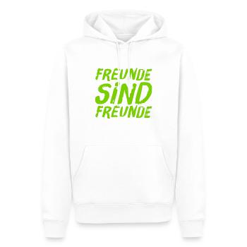 Freunde sind toll - Männer Premium Bio Hoodie - Weiß - Vorne - Nico (187cm)