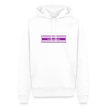 ich bin ein Verführer - Männer Premium Bio Hoodie - Weiß - Vorne - Nico (187cm)