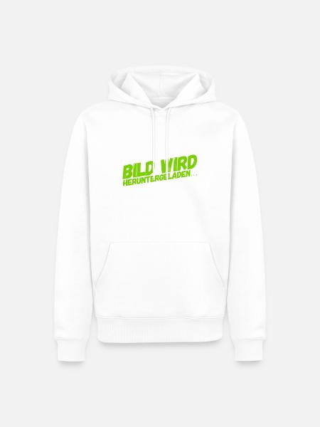 das Bild wird heruntergeladen - Männer Premium Bio Hoodie - Weiß