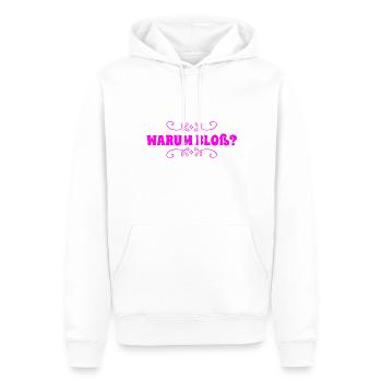 wie kann das sein? - Männer Premium Bio Hoodie - Weiß - Vorne - Nico (187cm)