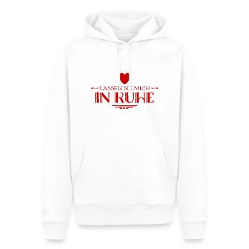 lassen sie das - Männer Premium Bio Hoodie - Weiß - Vorne - Nico (187cm)