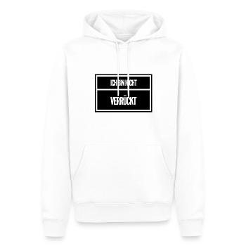 so sieht normal aus - Männer Premium Bio Hoodie - Weiß - Vorne - Nico (187cm)