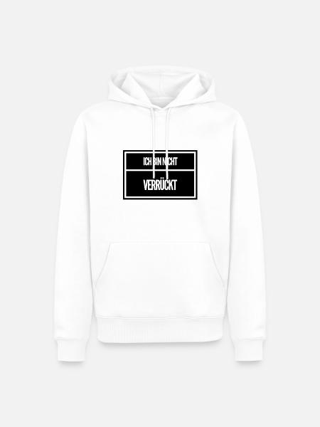 so sieht normal aus - Männer Premium Bio Hoodie - Weiß