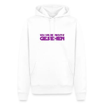 ich habe Tomaten auf den Augen - Männer Premium Bio Hoodie - Weiß - Vorne - Nico (187cm)