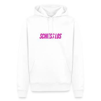 du kannst starten - Männer Premium Bio Hoodie - Weiß - Vorne - Nico (187cm)