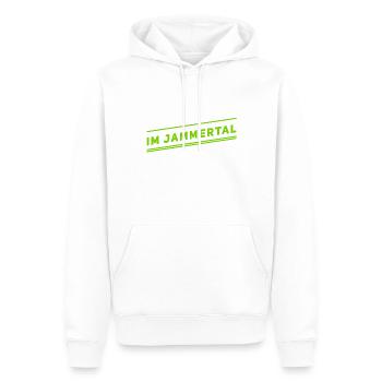 ich könnte die ganze Zeit jammern - Männer Premium Bio Hoodie - Weiß - Vorne - Nico (187cm)