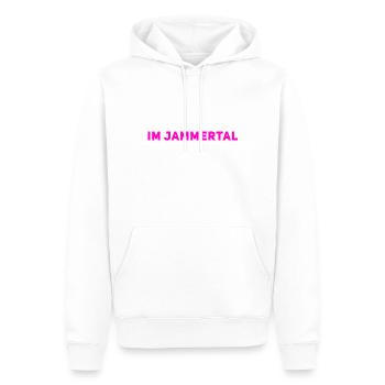 ich befinde mich im Jammertal - Männer Premium Bio Hoodie - Weiß - Vorne - Nico (187cm)