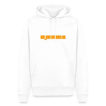 im tiefsten Jammertal - Männer Premium Bio Hoodie - Weiß - Vorne - Nico (187cm)