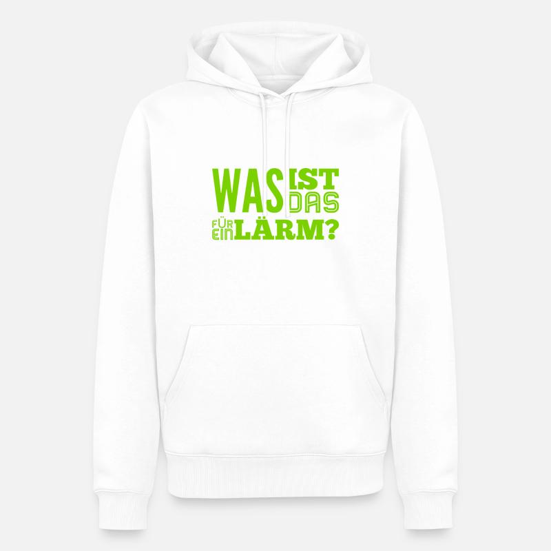 so ein Krach - Männer Premium Bio Hoodie - Weiß