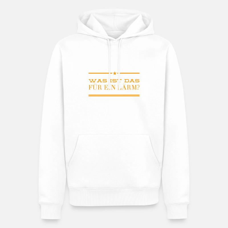 so ein Krach - Männer Premium Bio Hoodie - Weiß