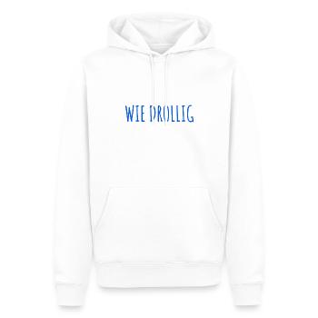 wie süß - Männer Premium Bio Hoodie - Weiß - Vorne - Nico (187cm)