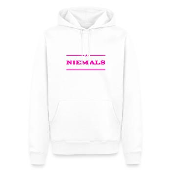 völlig ausgeschlossen - Männer Premium Bio Hoodie - Weiß - Vorne - Nico (187cm)