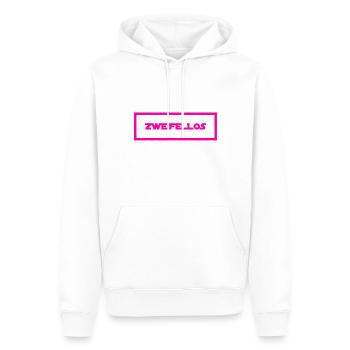 meine Zweifel sind verschwunden - Männer Premium Bio Hoodie - Weiß - Vorne - Nico (187cm)
