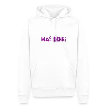 gibt es denn Probleme? - Männer Premium Bio Hoodie - Weiß - Vorne - Nico (187cm)