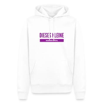 dieses kleine nagende Gefühl - Männer Premium Bio Hoodie - Weiß - Vorne - Nico (187cm)