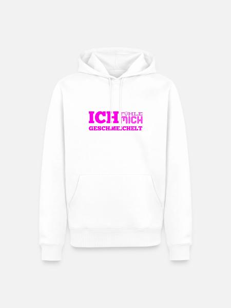 wie charmant von dir - Männer Premium Bio Hoodie - Weiß