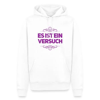 probieren geht über studieren - Männer Premium Bio Hoodie - Weiß - Vorne - Nico (187cm)