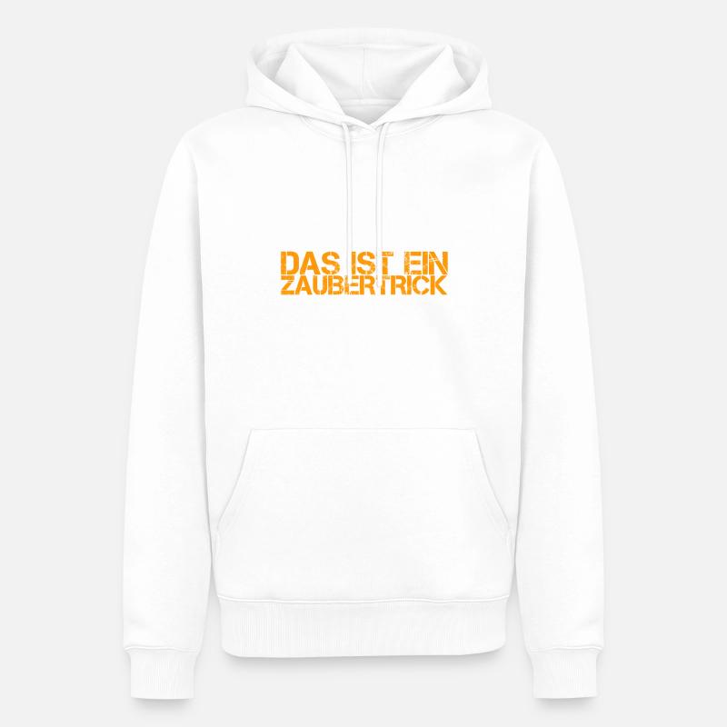 ich bin ein Zauberer - Männer Premium Bio Hoodie - Weiß