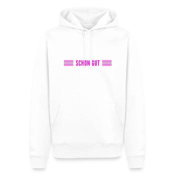 das ist kein Problem - Männer Premium Bio Hoodie - Weiß - Vorne - Nico (187cm)