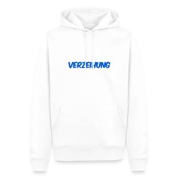 es tut mir leid - Männer Premium Bio Hoodie - Weiß - Vorne - Nico (187cm)