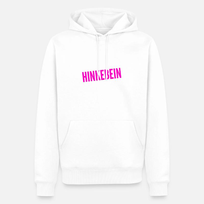 ich hinke - Männer Premium Bio Hoodie - Weiß