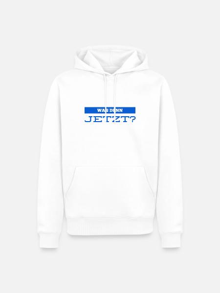 ich brauche eine Entscheidung - Männer Premium Bio Hoodie - Weiß