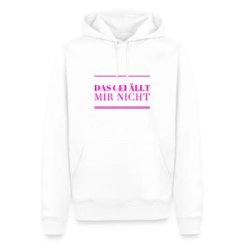 das mag ich nicht - Männer Premium Bio Hoodie - Weiß - Vorne - Nico (187cm)