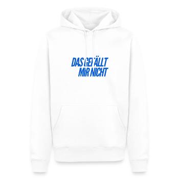 das ist nichts für mich - Männer Premium Bio Hoodie - Weiß - Vorne - Nico (187cm)