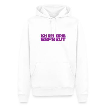 sie sind mir sympathisch - Männer Premium Bio Hoodie - Weiß - Vorne - Nico (187cm)
