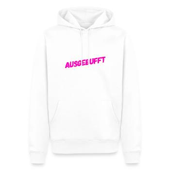 ich bin schlau - Männer Premium Bio Hoodie - Weiß - Vorne - Nico (187cm)