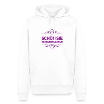 sie mag ich - Männer Premium Bio Hoodie - Weiß - Vorne - Nico (187cm)
