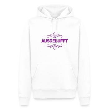 ich bin clever - Männer Premium Bio Hoodie - Weiß - Vorne - Nico (187cm)