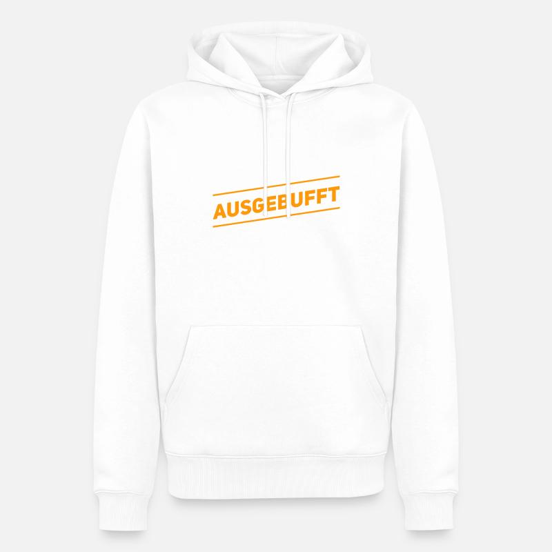 ich bin ein Fuchs - Männer Premium Bio Hoodie - Weiß