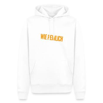 einfach nur peinlich - Männer Premium Bio Hoodie - Weiß - Vorne - Nico (187cm)