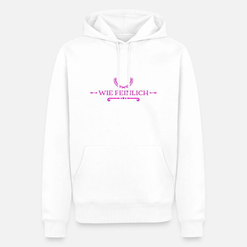 ist euch das nicht peinlich? - Männer Premium Bio Hoodie - Weiß