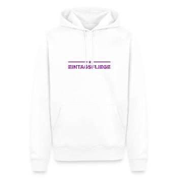 one hit wonder - Männer Premium Bio Hoodie - Weiß - Vorne - Nico (187cm)