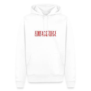 kurzzeitig berühmt - Männer Premium Bio Hoodie - Weiß - Vorne - Nico (187cm)